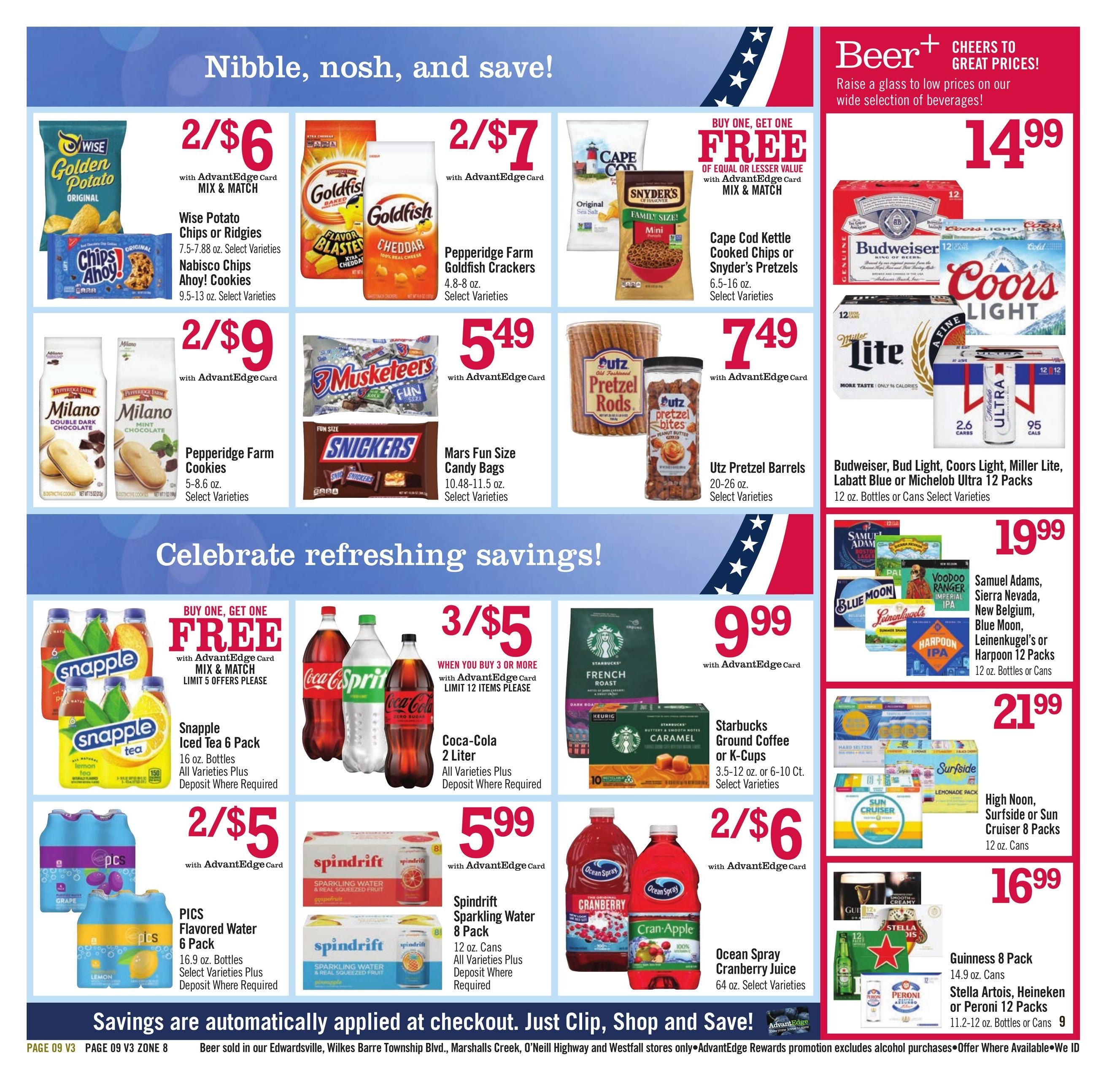 Price Chopper (Hawley–Cochecton Area, NY–PA) Weekly Ad August 9 - 15, 2026