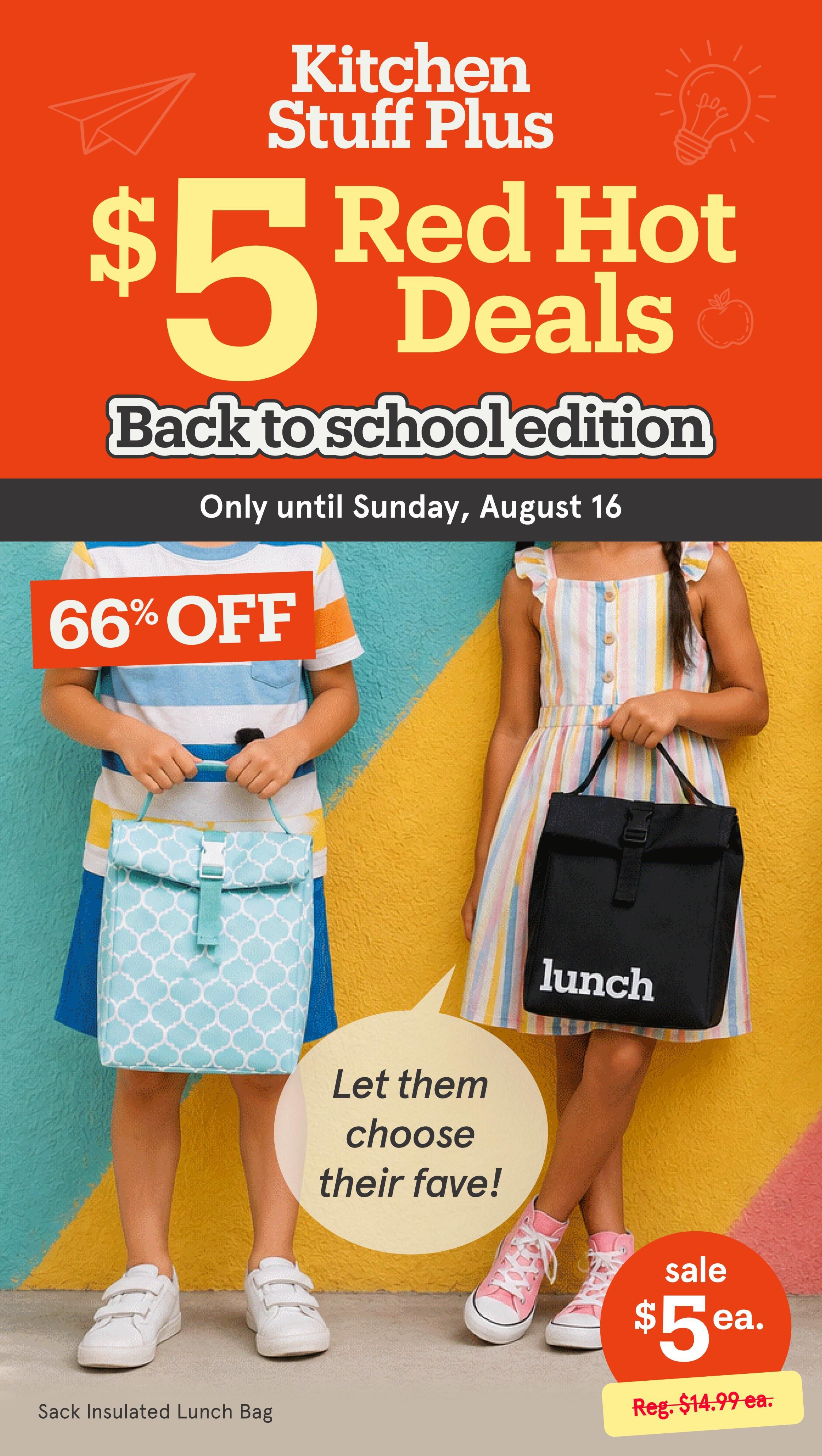 Kitchen Stuff Plus Red Hot Deals Flyer August 10 to 16