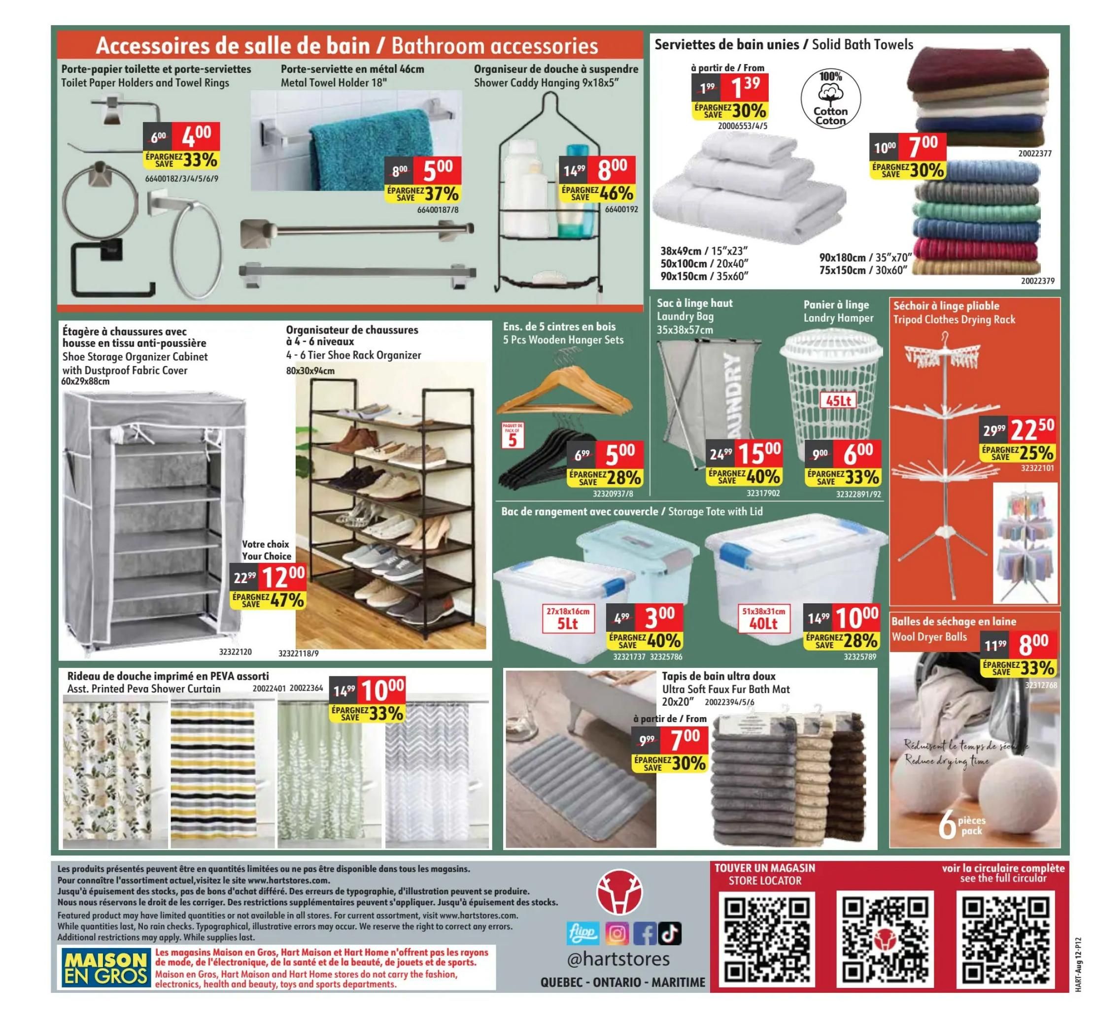 Hart Stores Flyer August 12 to 25