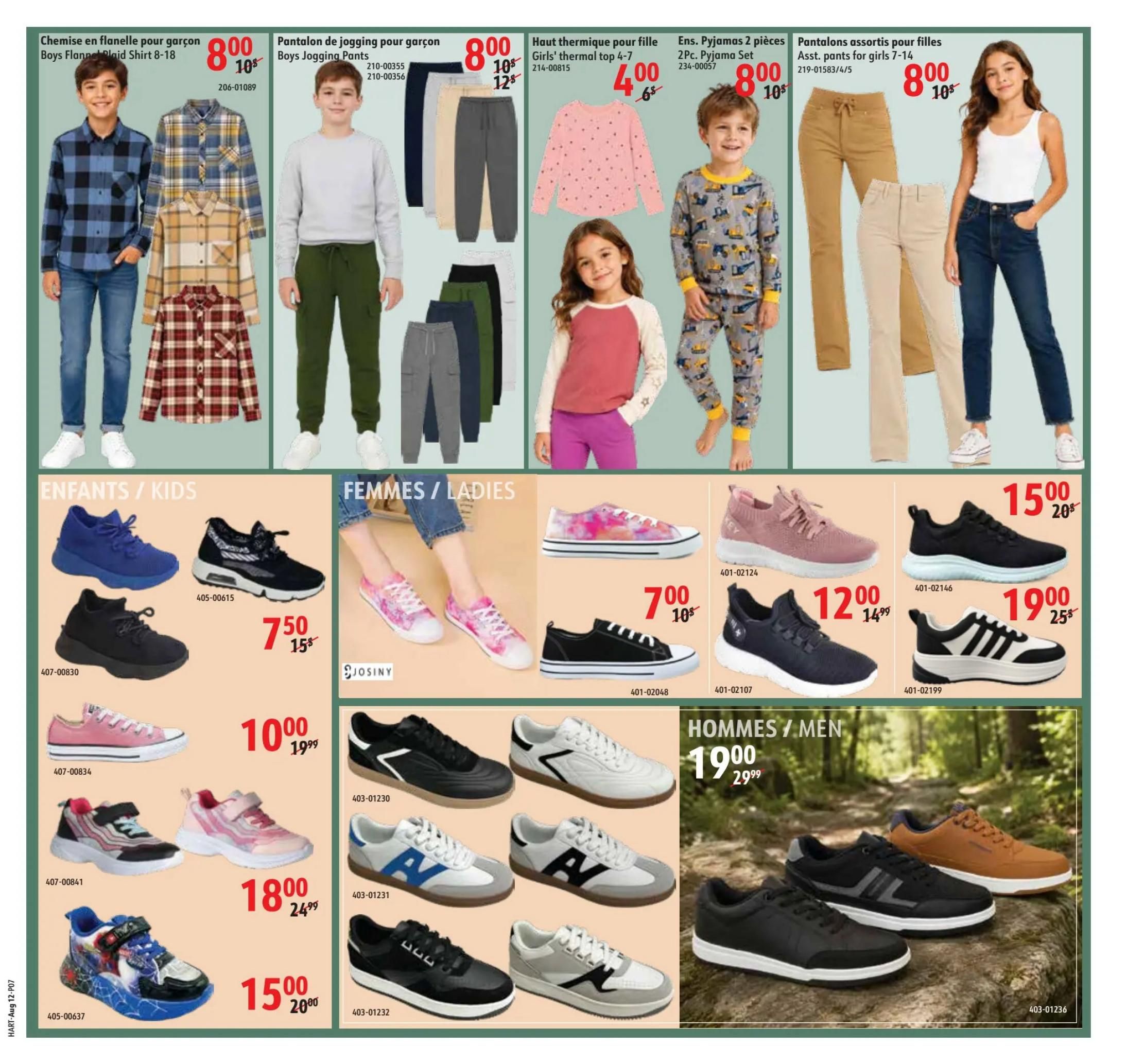 Hart Stores Flyer August 12 to 25