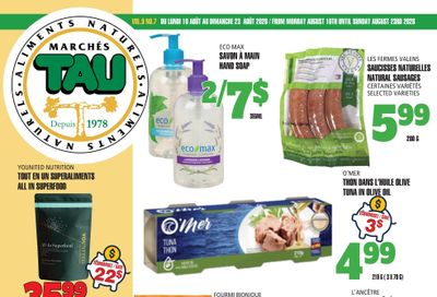 Marches Tau Flyer August 10 to 23