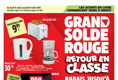 Canadian Tire (QC) Flyer August 13 to 20