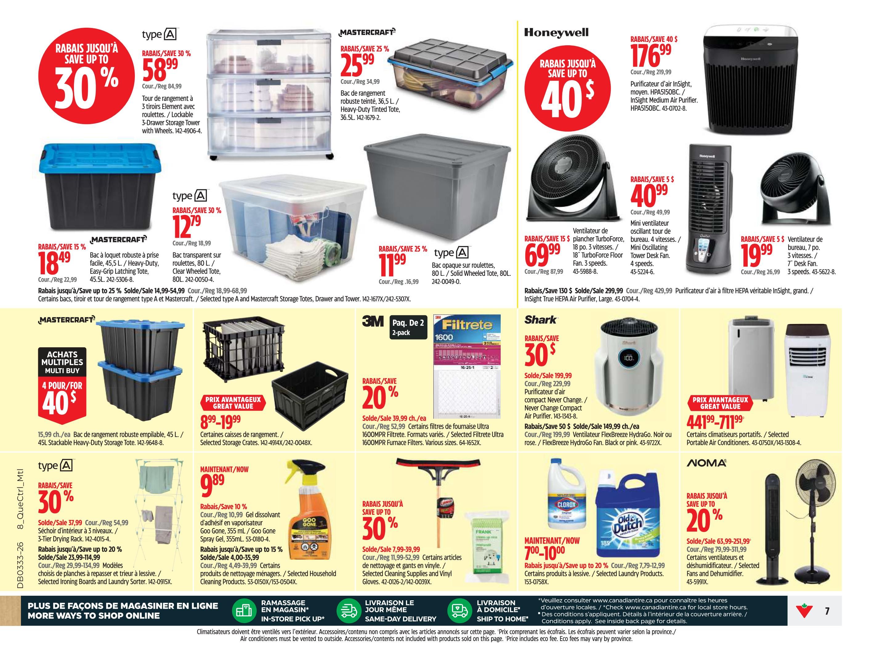 Canadian Tire (QC) Flyer August 13 to 20