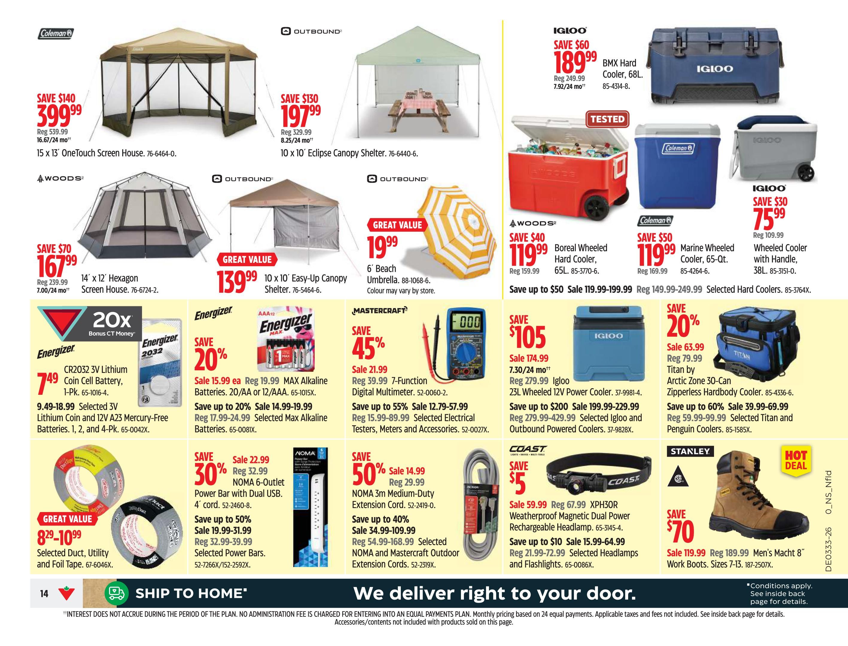 Canadian Tire (Atlantic) Flyer August 13 to 20