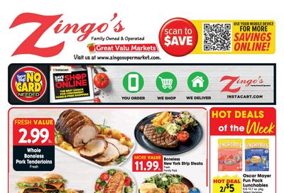 Zingo's Supermarket Weekly Ad August 16 - 22, 2026