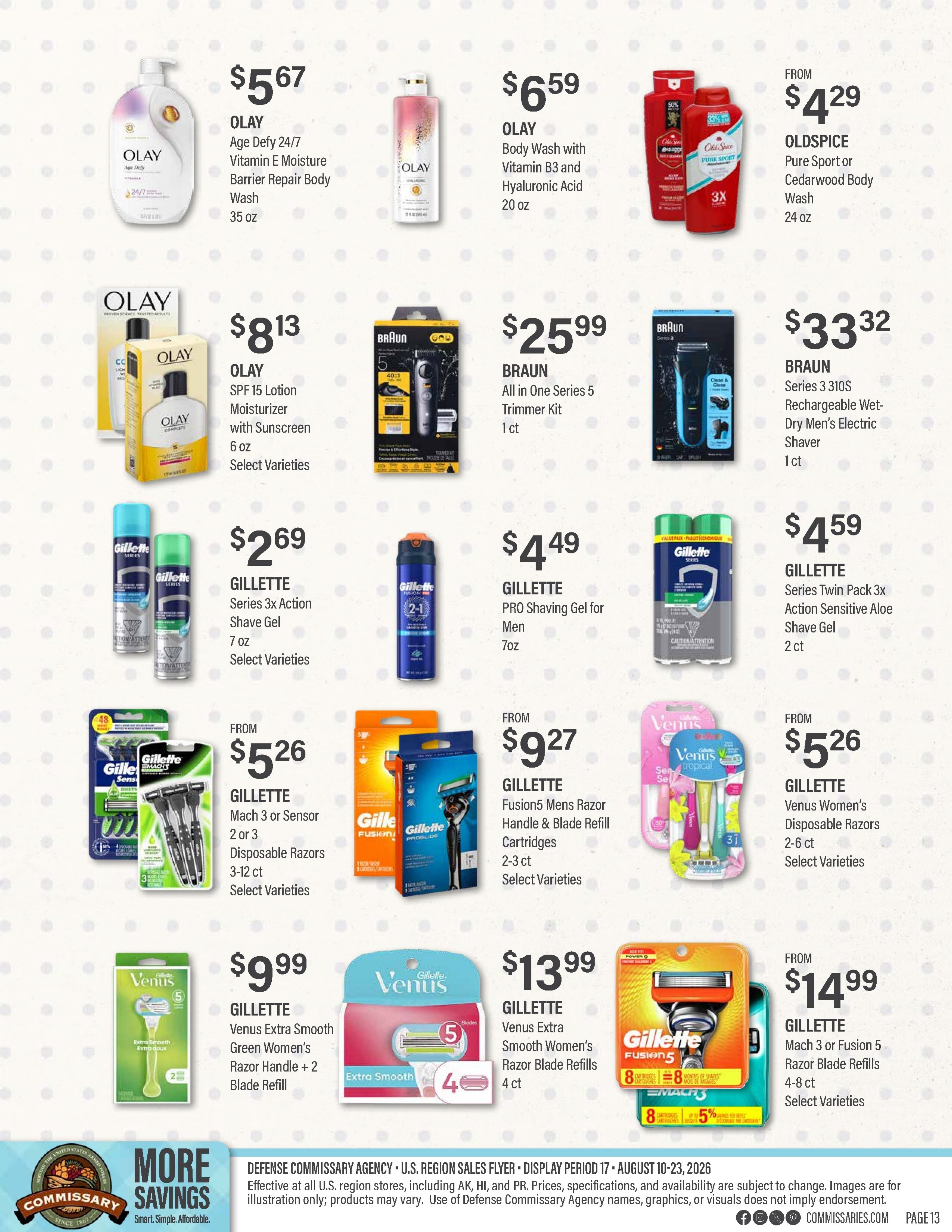 Commissary Store Weekly Ad August 10 - 23, 2026