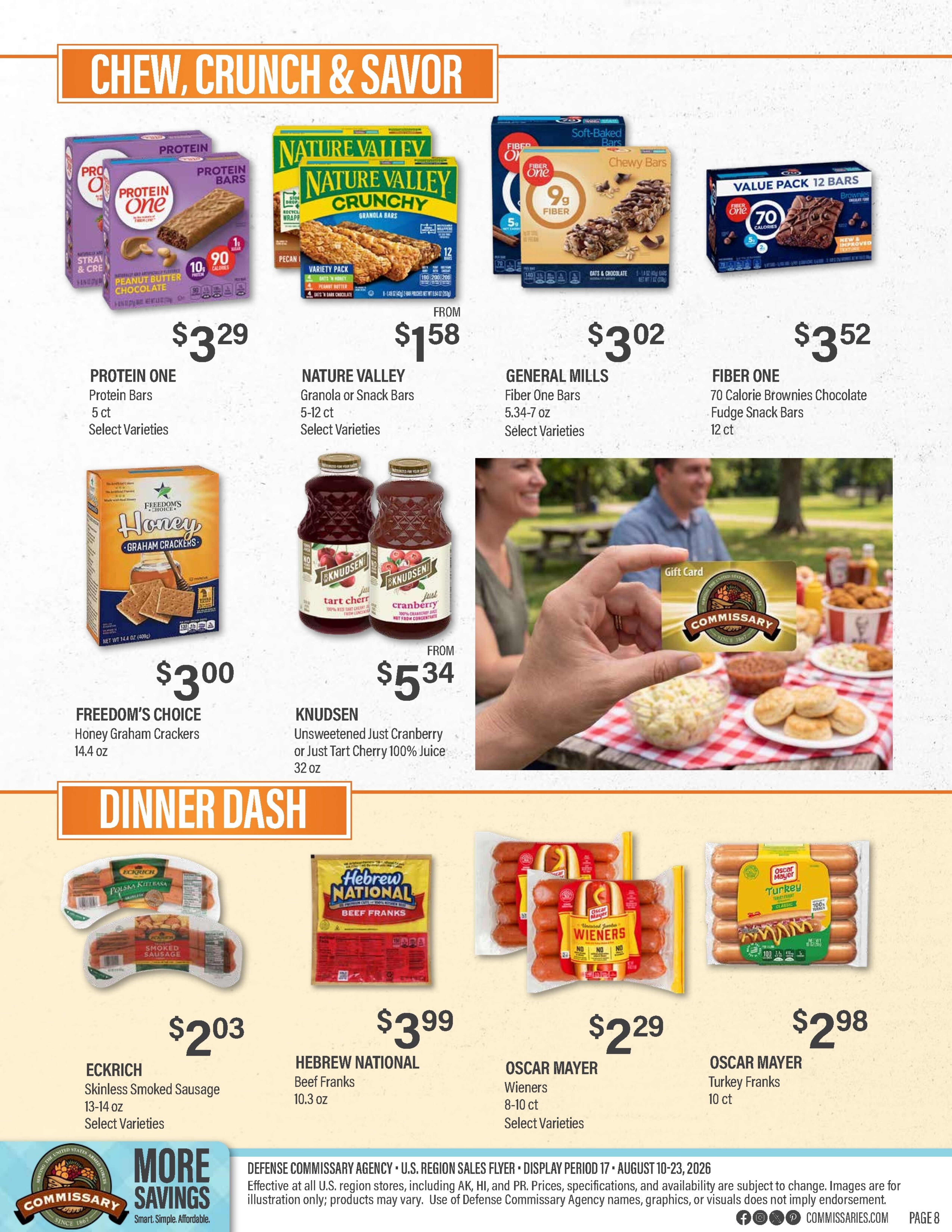 Commissary Store Weekly Ad August 10 - 23, 2026