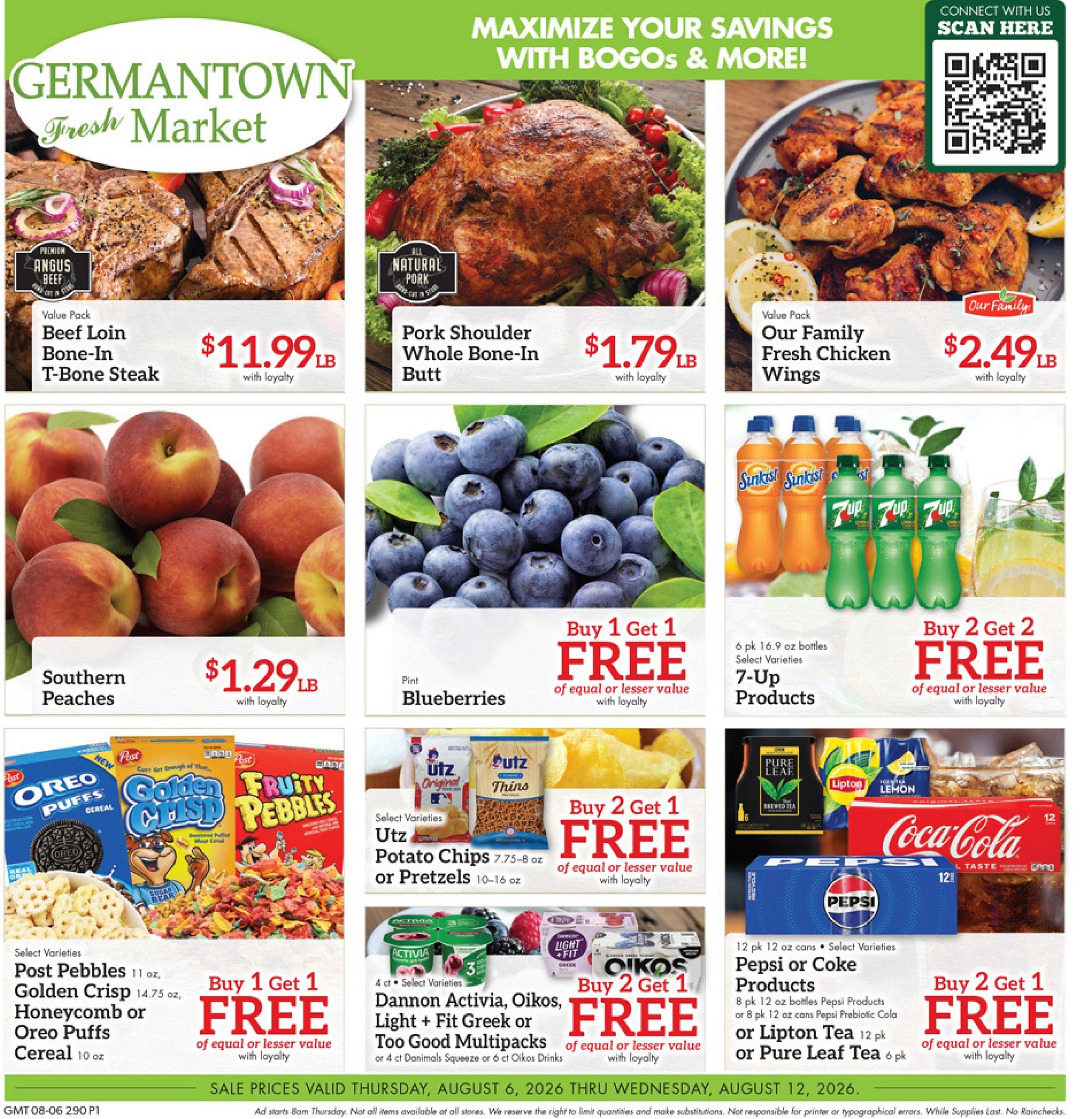 Germantown Fresh Market Weekly Ad August 6 - 12, 2026