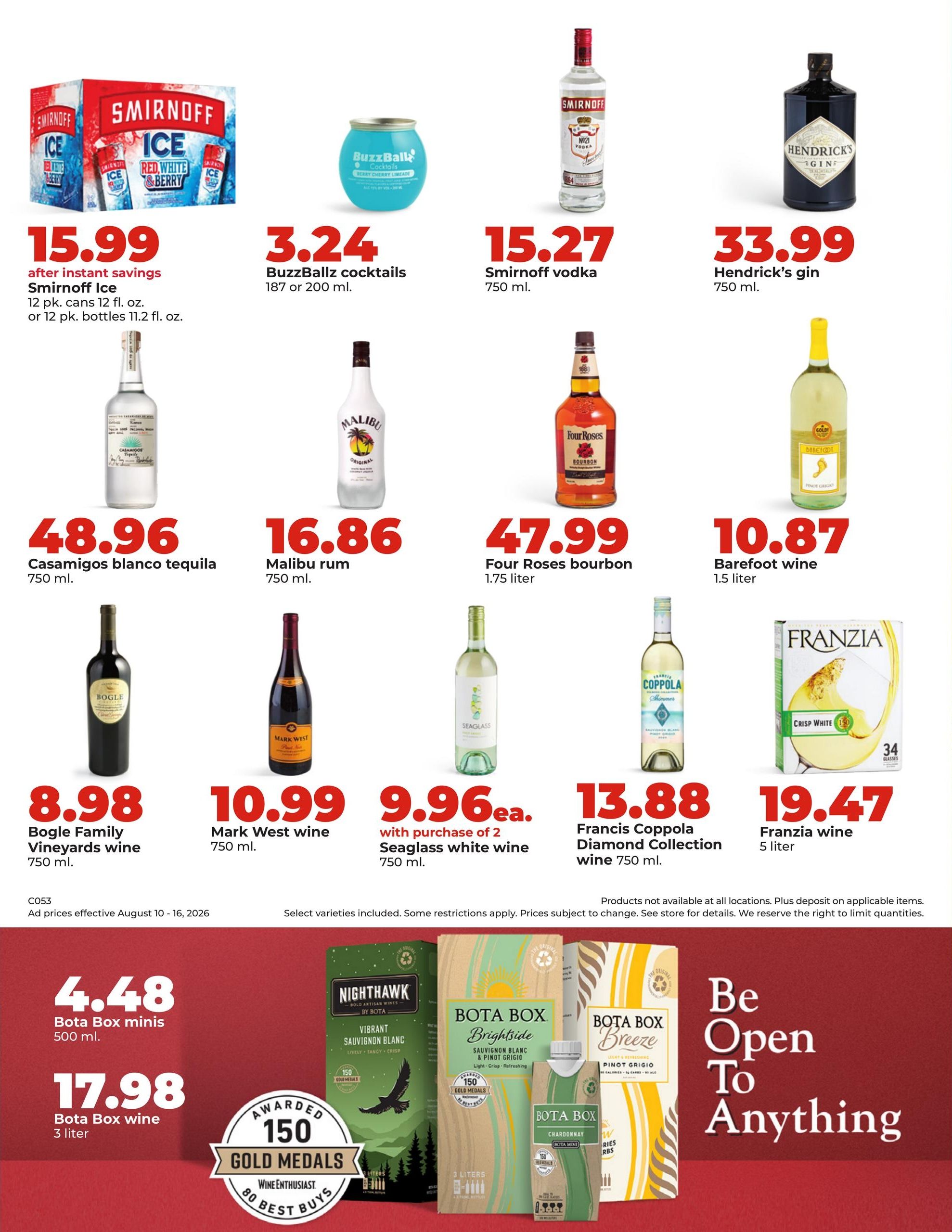 Hy-Vee (Davenport Area, IA) Weekly Ad August 10 - 16, 2026