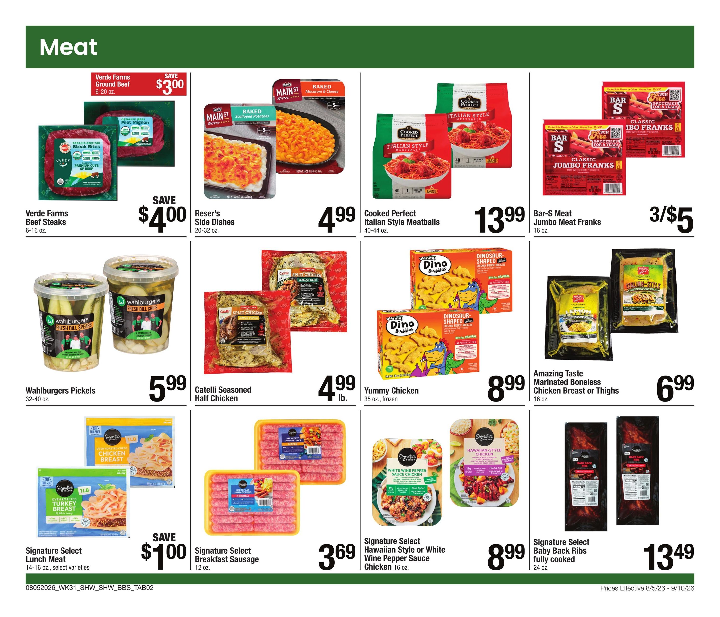 Shaw's (Boston–Cambridge Area, MA–NH) Big Book of Savings Weekly Ad August 5 - September 10, 2026