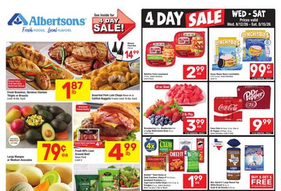 Albertsons (Dallas–Coppell Area, TX) Weekly Ad August 12 - 18, 2026