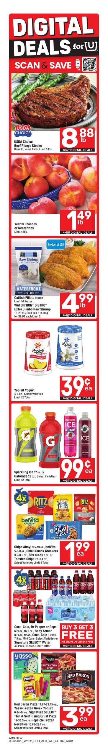 Albertsons (Dallas–Coppell Area, TX) Weekly Ad August 12 - 18, 2026