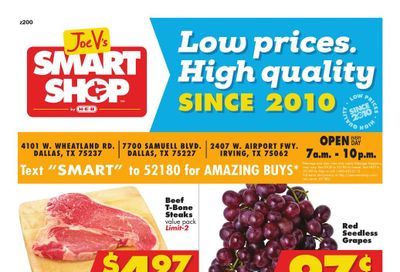 Joe V's Smart Shop (Dallas–Grapevine Area, TX) Weekly Ad August 12 - 18, 2026
