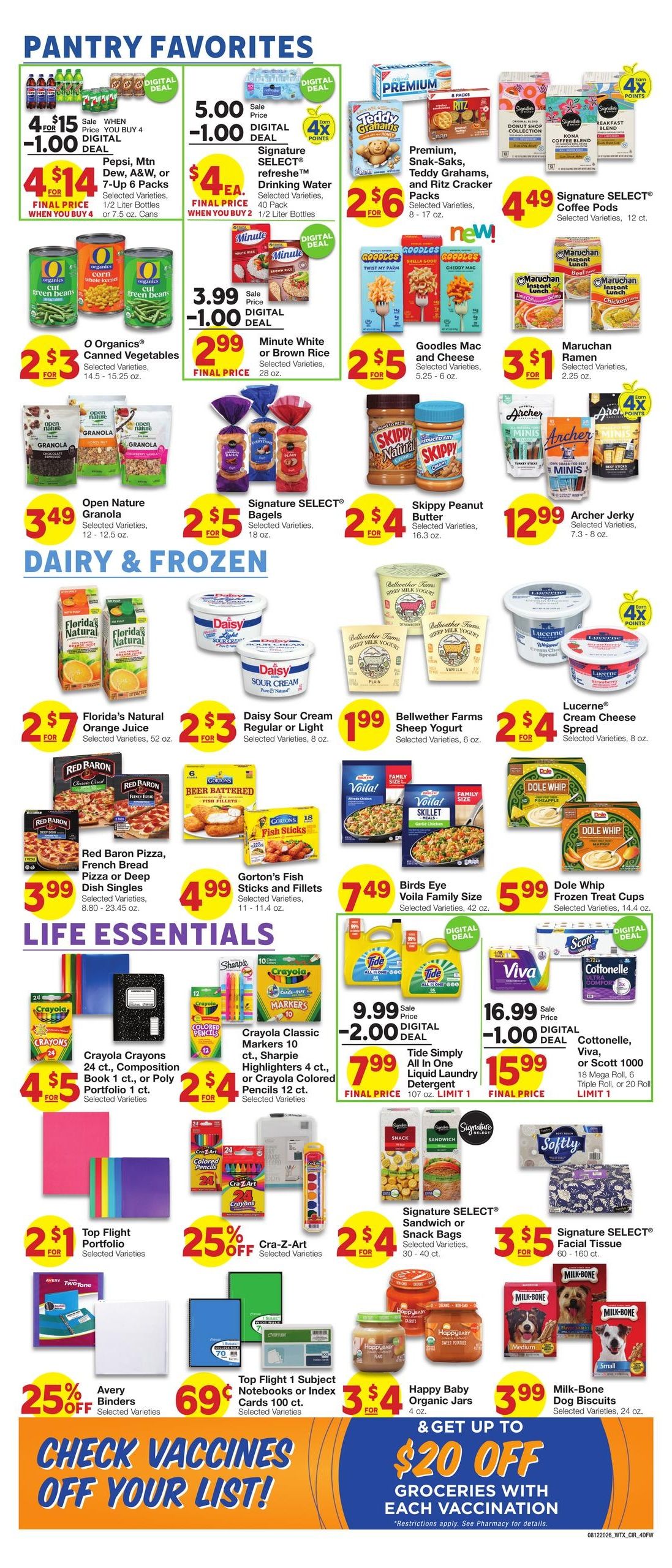 Market Street (Dallas–Coppell Area, TX) Weekly Ad August 12 - 18, 2026