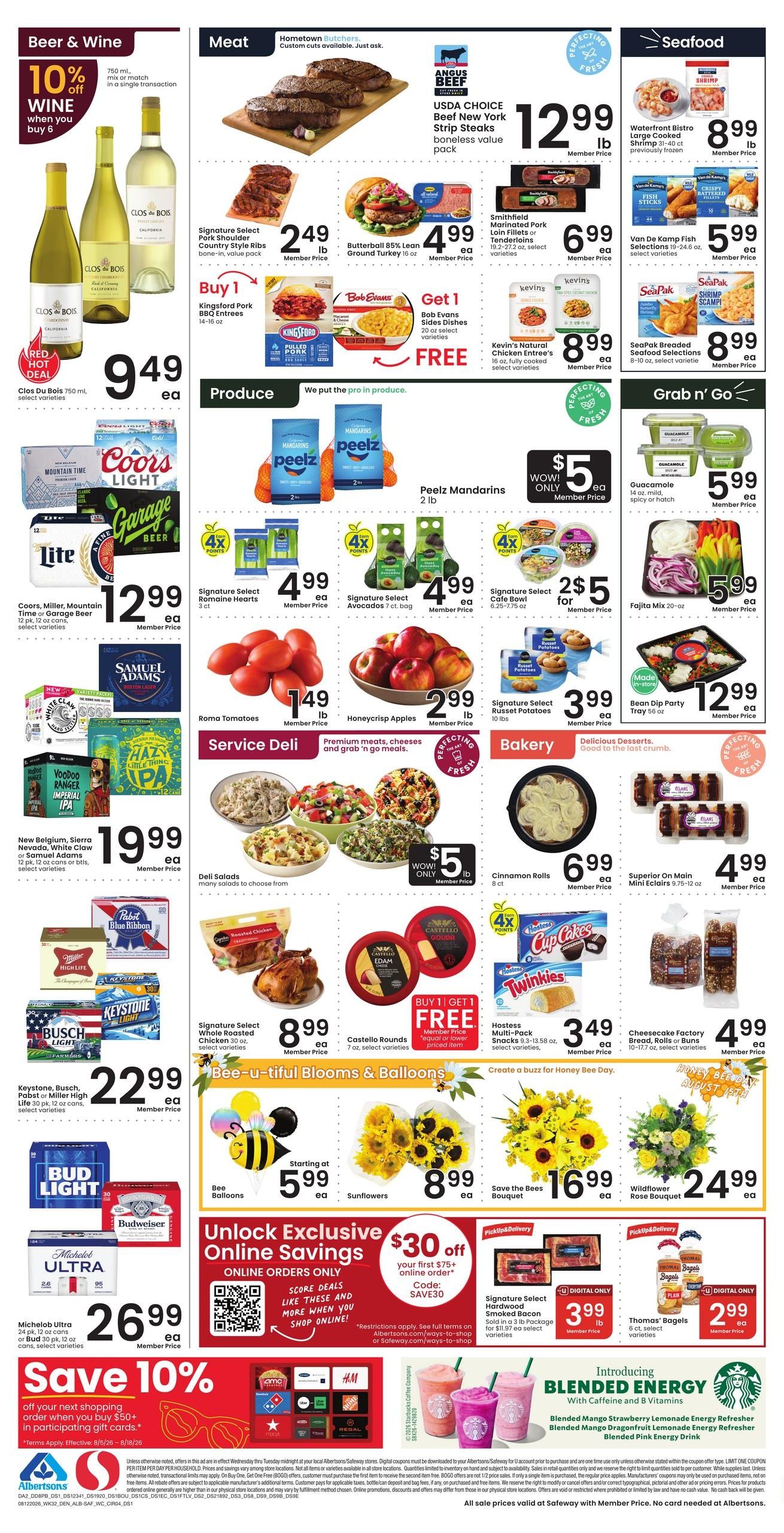 Safeway (Arvada Area, CO) Weekly Ad August 12 - 18, 2026