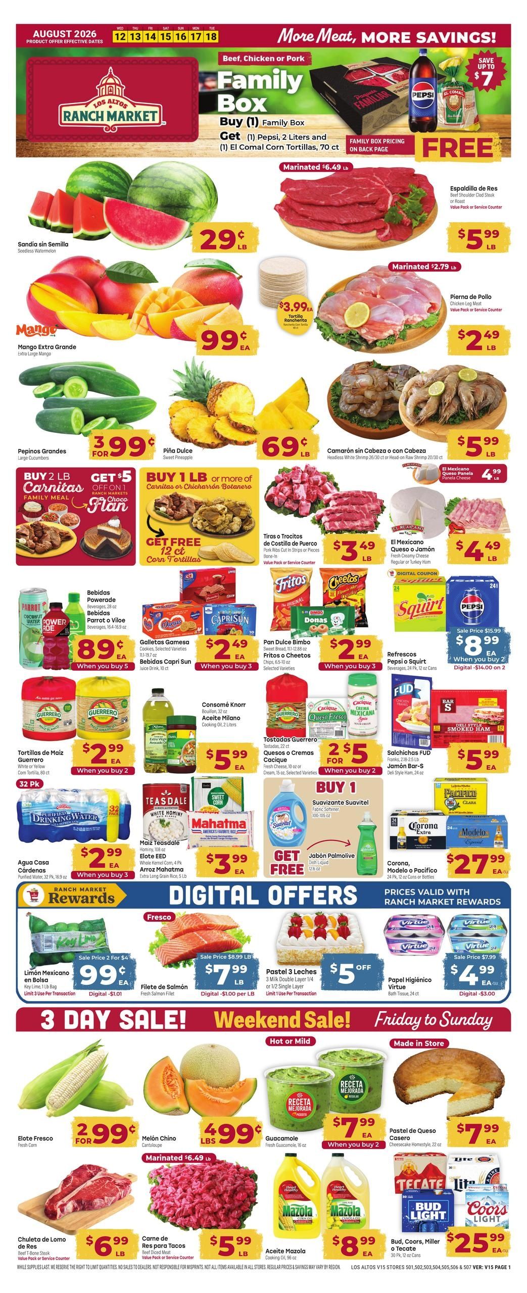 Cardenas Markets (Phoenix–Glendale Area, AZ) Weekly Ad August 12 - 18, 2026