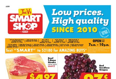 Joe V's Smart Shop (Houston–Sugar Land Area, TX) Weekly Ad August 12 - 18, 2026