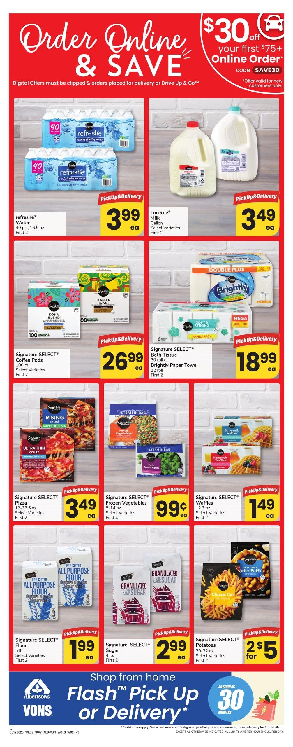 Vons (Las Vegas–Henderson Area, NV) Weekly Ad August 12 - 18, 2026