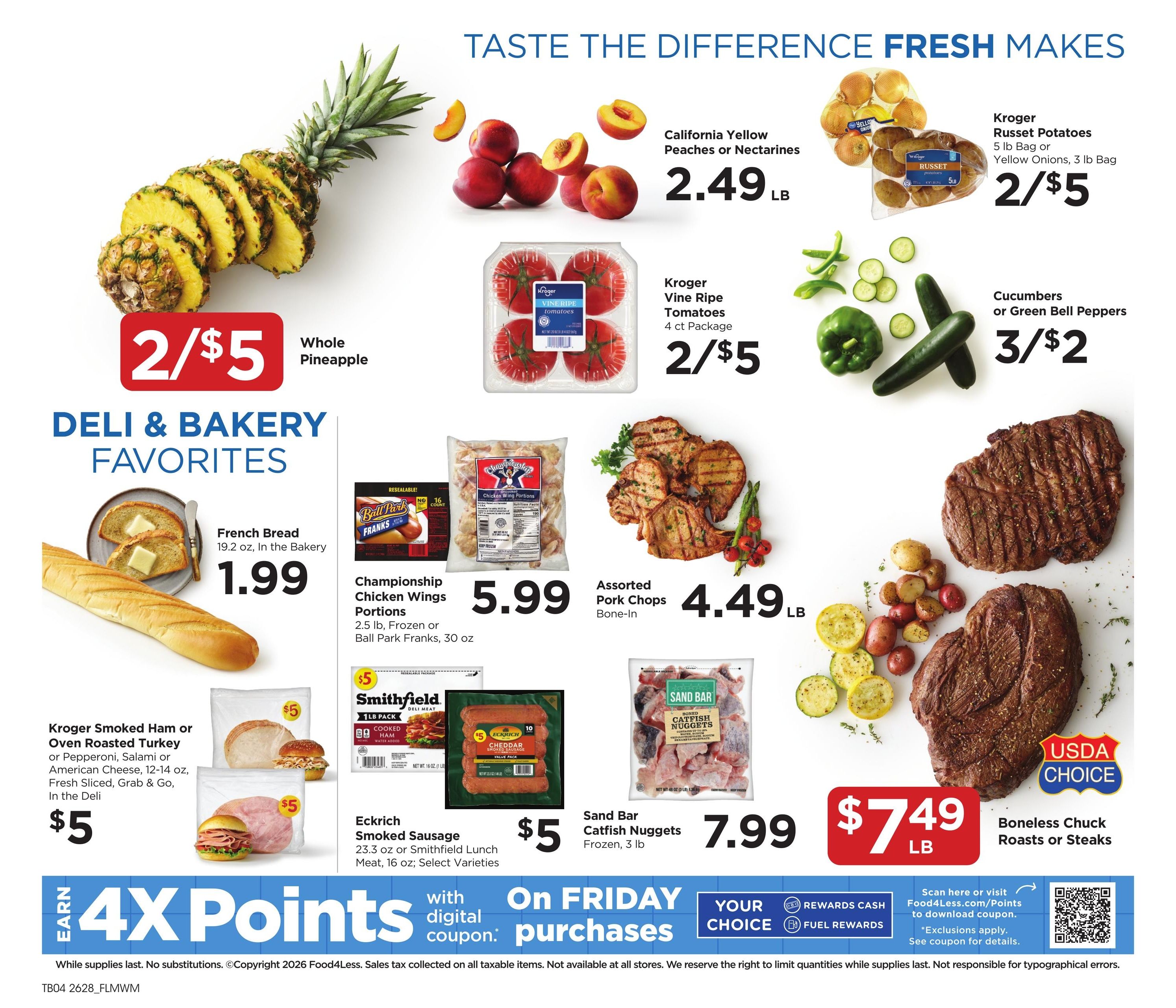 Food 4 Less (Chicago–Bolingbrook Area, IL) Chicago Weekly Ad August 12 - 18, 2026