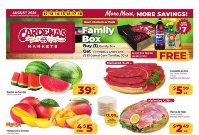 Cardenas Markets (Antioch Area, CA) Weekly Ad August 12 - 18, 2026