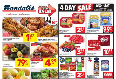 Randalls (Austin–Round Rock Area, TX) Weekly Ad August 12 - 18, 2026