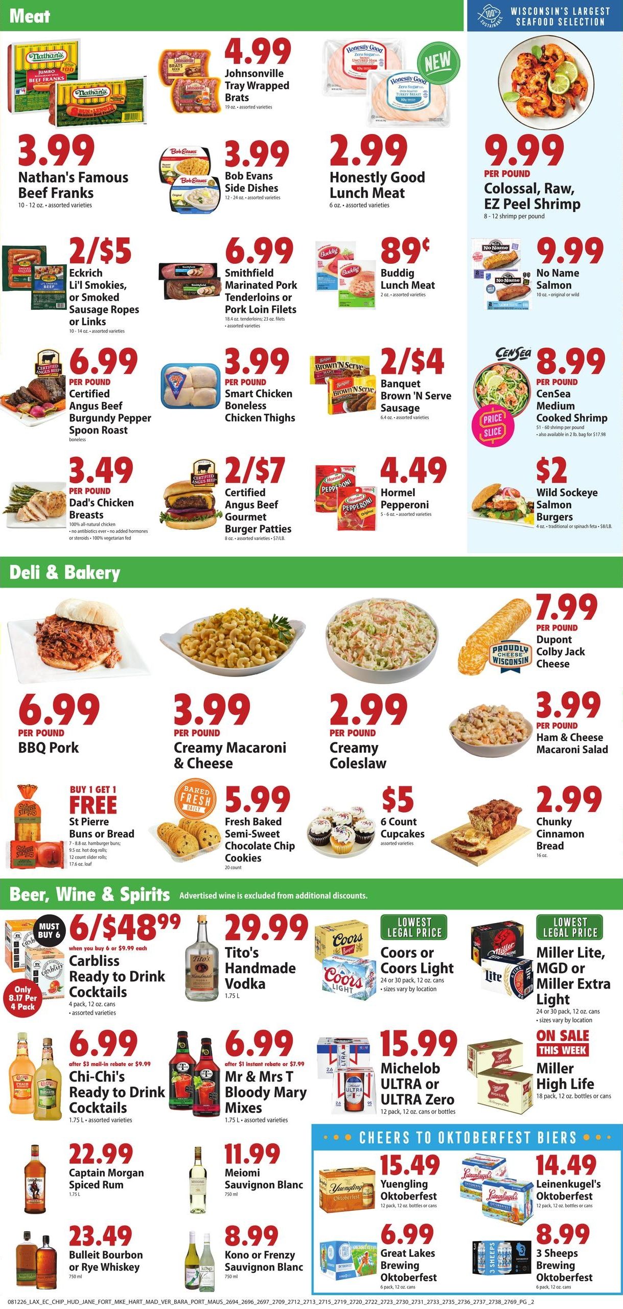 Festival Foods (MN, WI) Weekly Ad (organic) Weekly Ad August 12 - 18, 2026