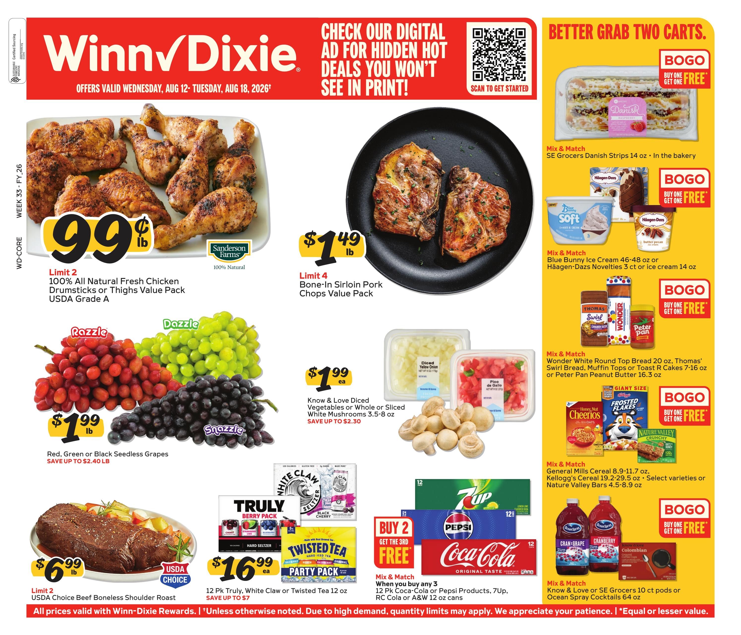 Winn-Dixie (AL, FL, GA) Weekly Ad August 12 - 18, 2026