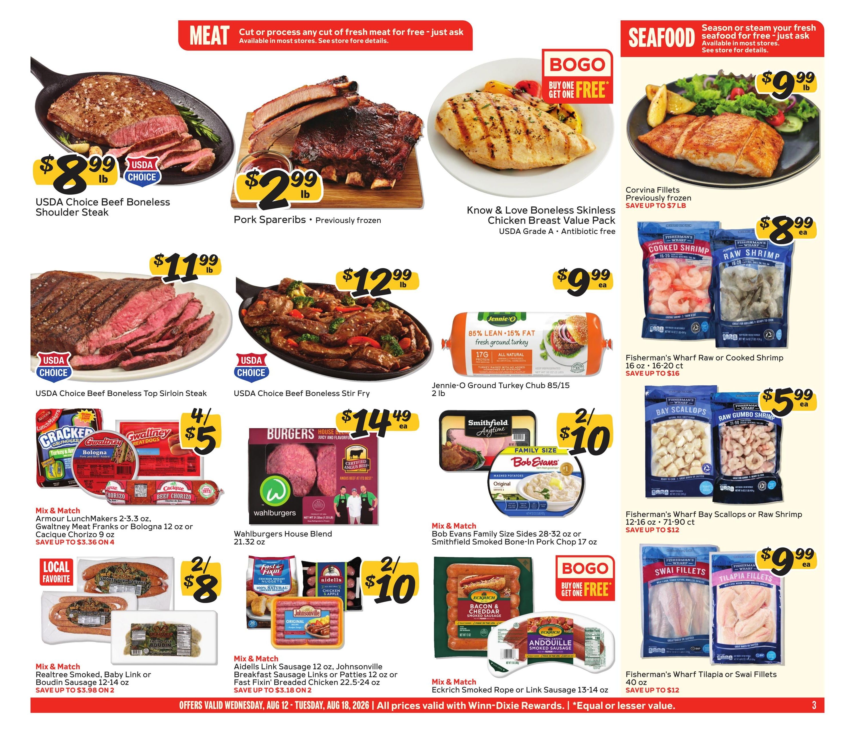 Winn-Dixie (AL, FL, GA) Weekly Ad August 12 - 18, 2026