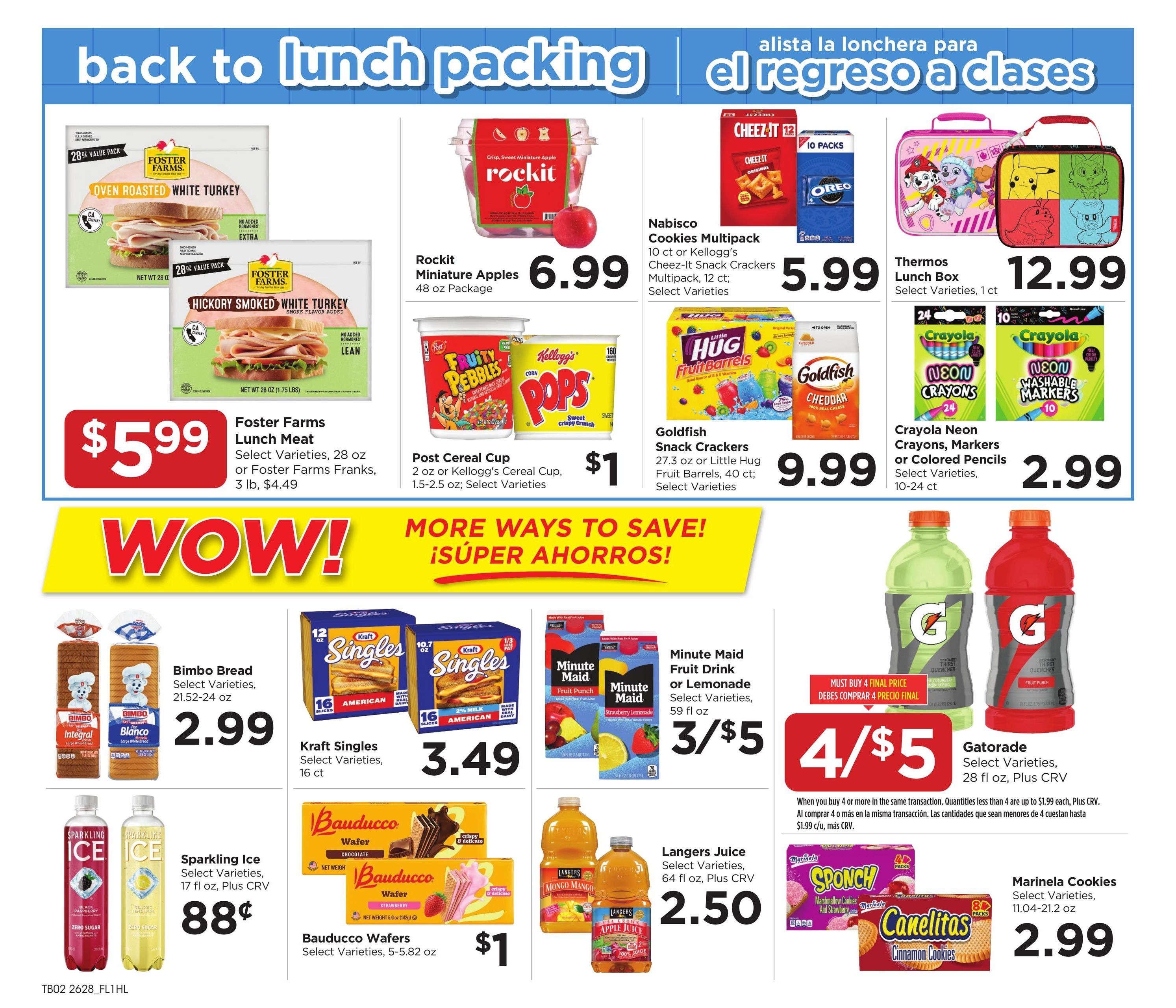 Foods Co (CA) Weekly Ad August 12 - 18, 2026