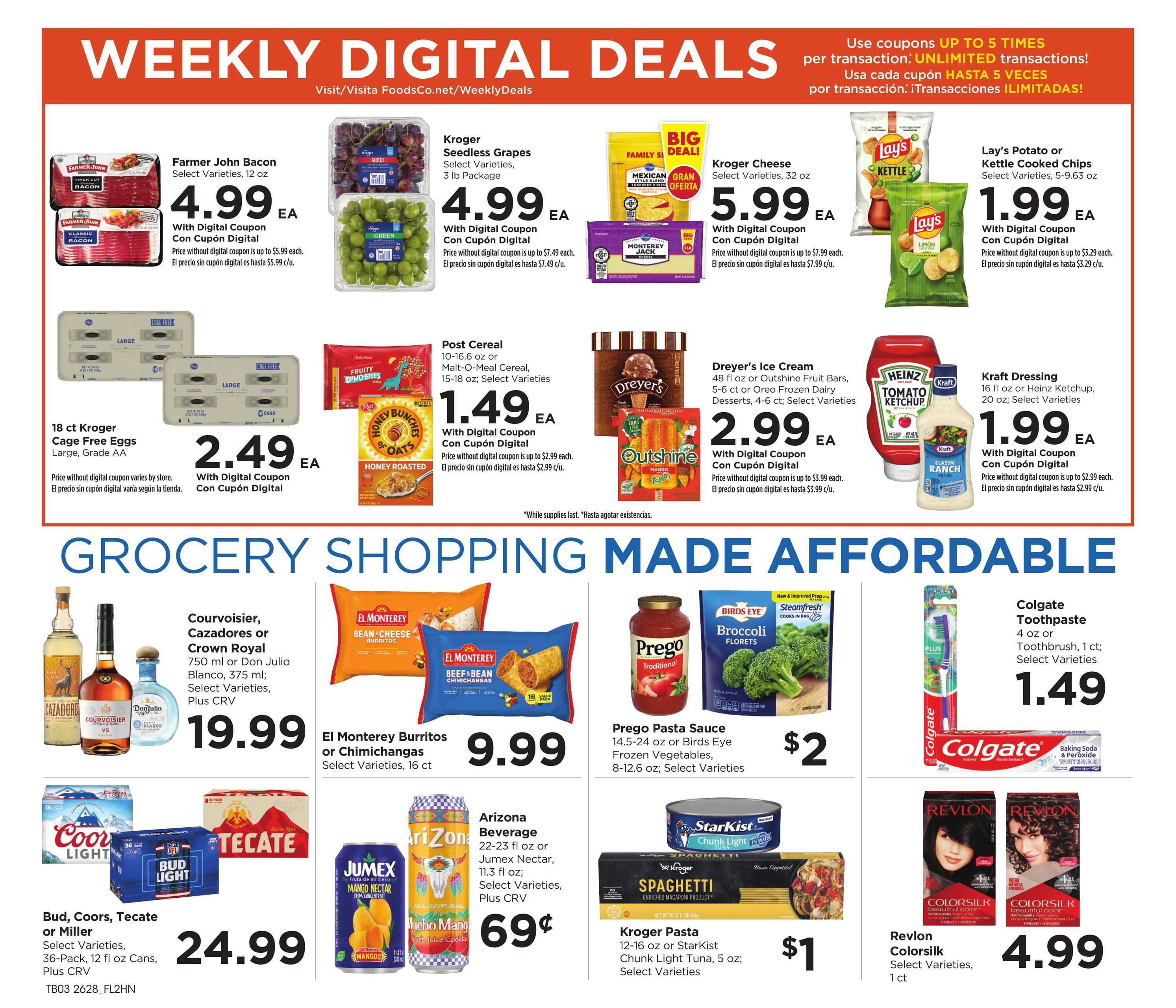 Foods Co Weekly Ad August 12 - 18, 2026