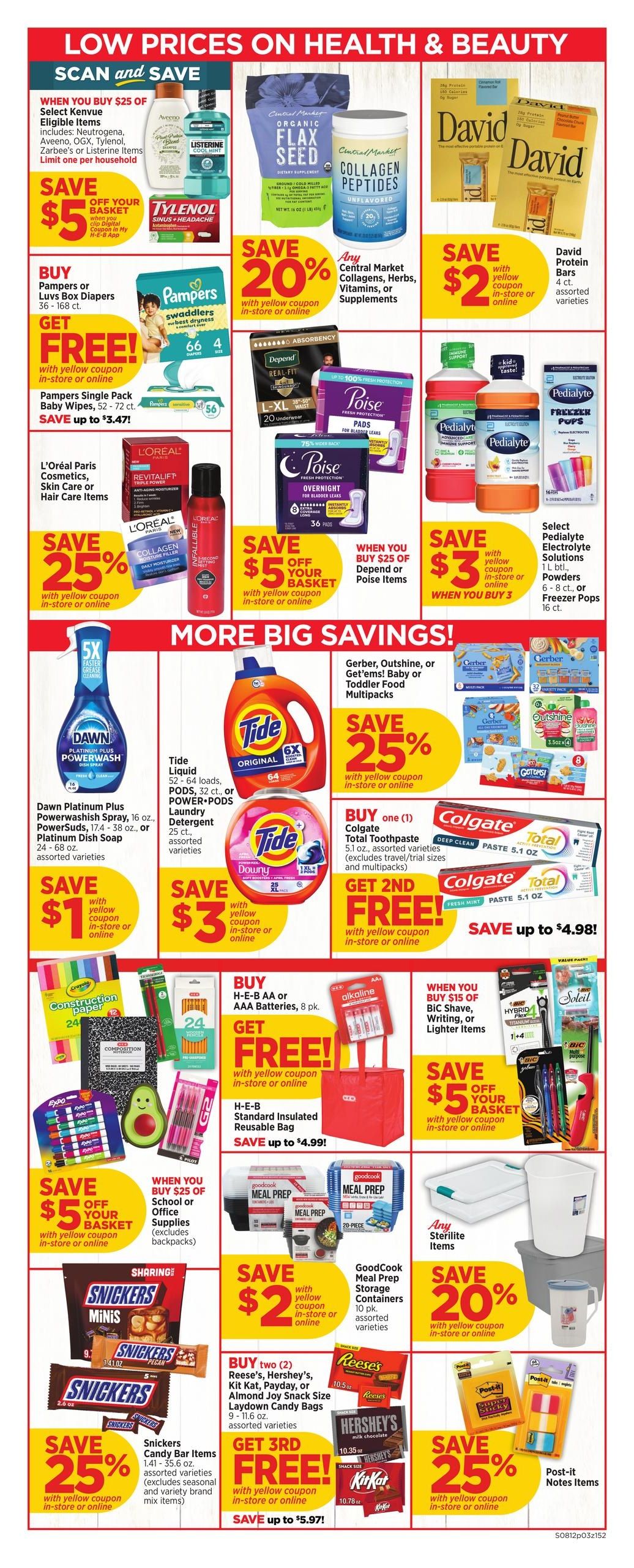 H-E-B (Allen Area, TX) Weekly Ad August 12 - 18, 2026