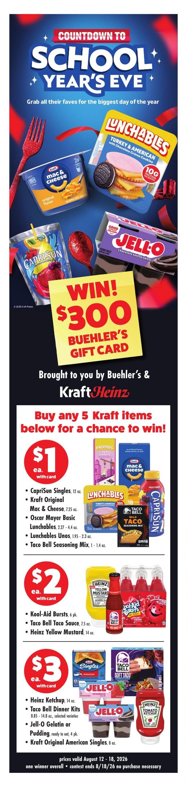 Buehler's Fresh Foods Weekly Ad August 12 - 18, 2026