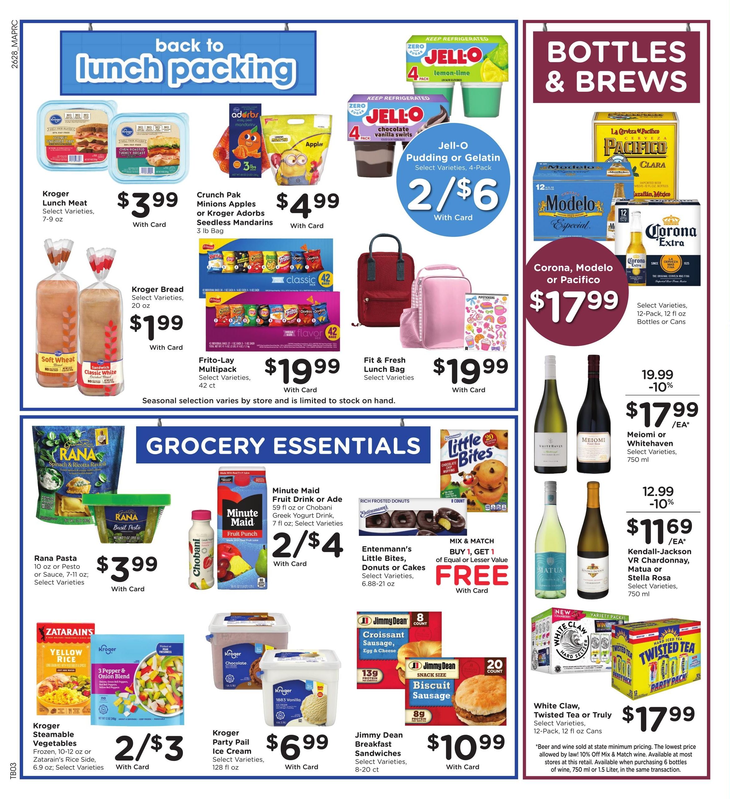 Kroger (Barlow Area, OH) Weekly Ad August 12 - 18, 2026