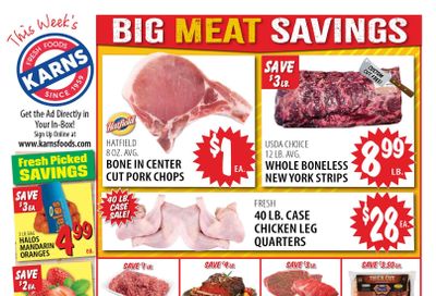Karns Quality Foods (Harrisburg Area, PA) Weekly Ad August 11 - 17, 2026