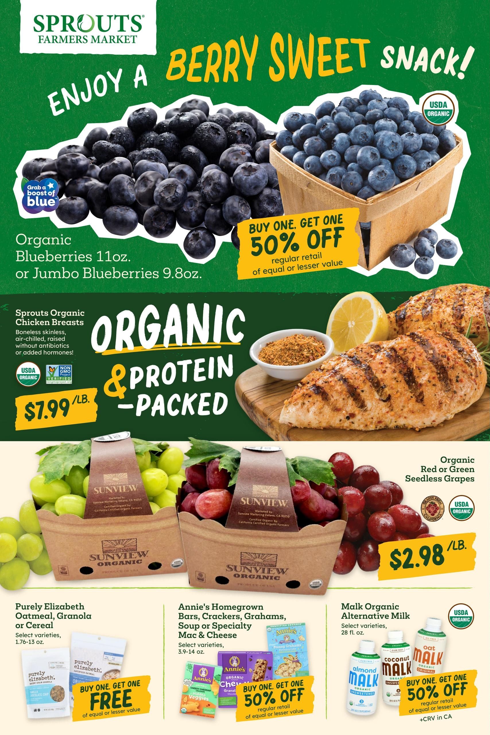 Sprouts Farmers Market (Seattle–Bellevue Area, WA) Weekly Ad August 12 - 18, 2026