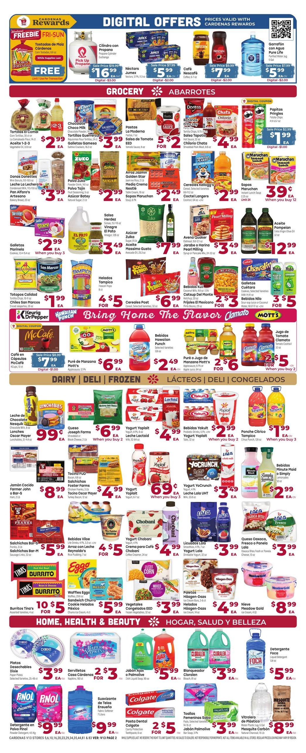 Cardenas Markets (Arcadia Area, CA) Weekly Ad August 12 - 18, 2026