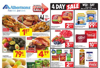 Albertsons (Alexandria Area, LA) Weekly Ad August 12 - 18, 2026