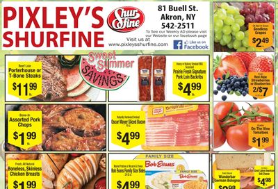 Pixley's Shurfine Food Mart Weekly Ad August 9 - 15, 2026