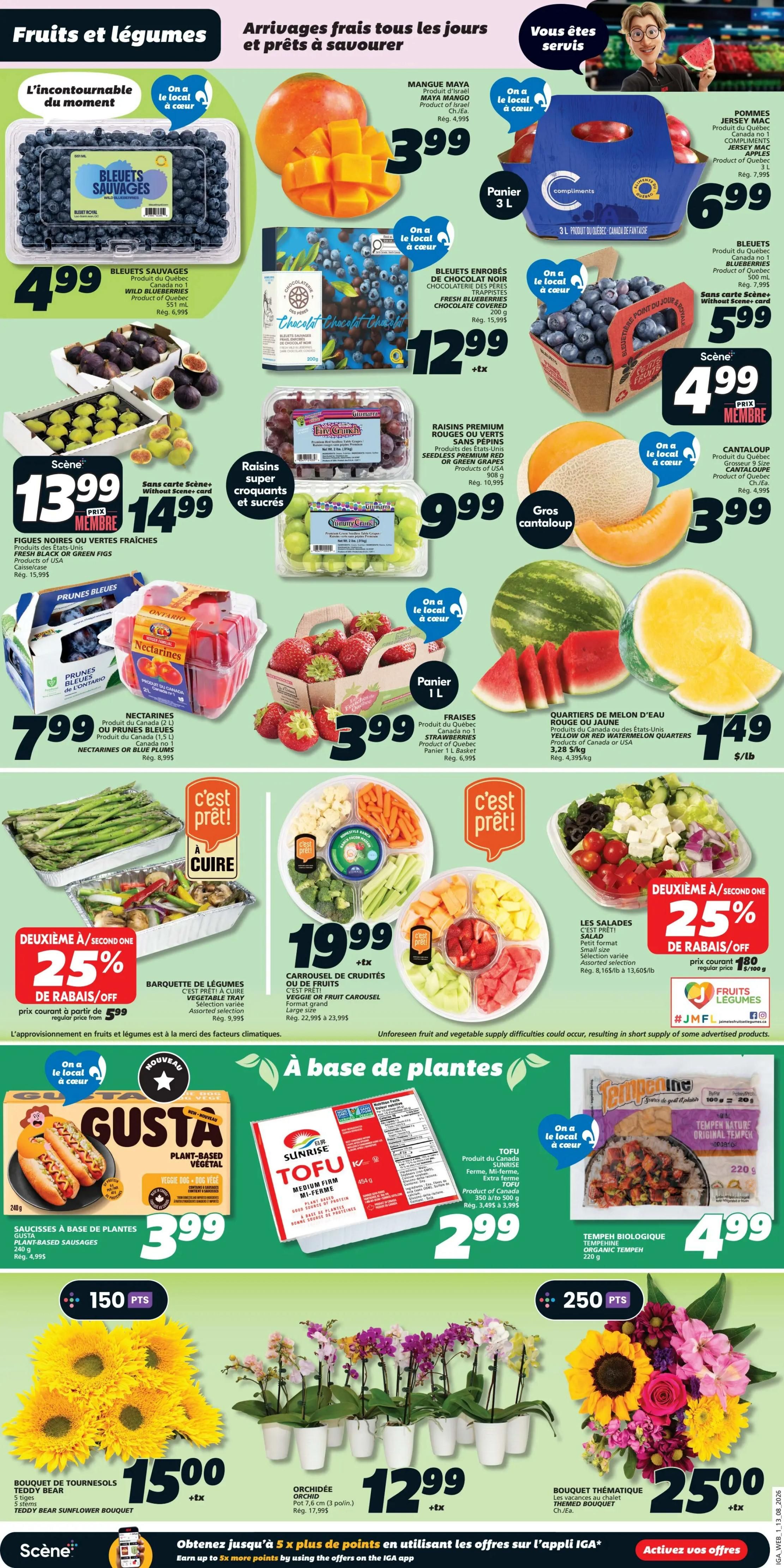 IGA (QC) Flyer August 13 to 19