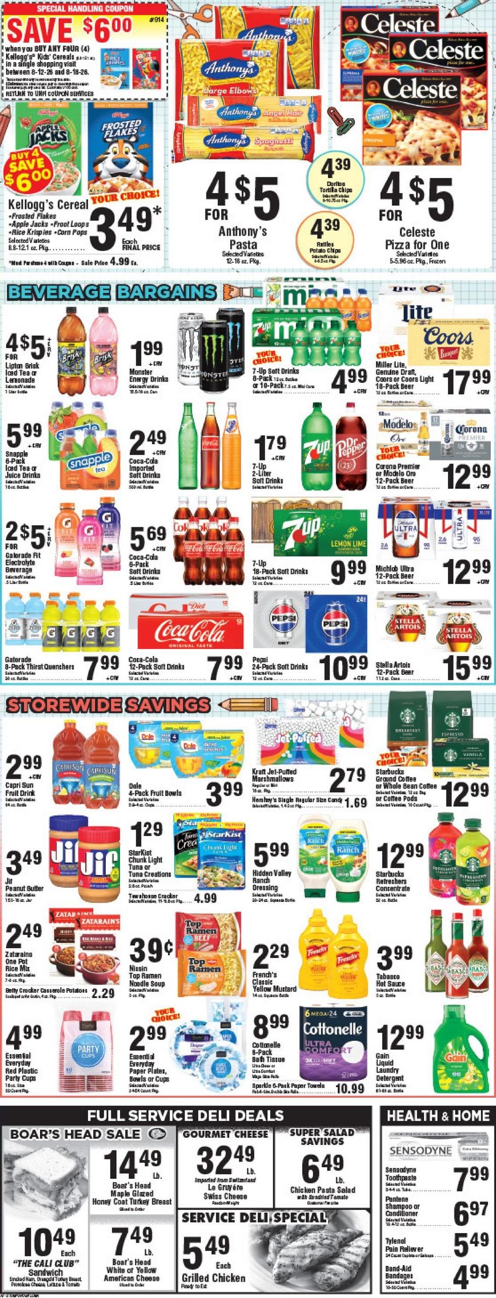 Stump’s Family Marketplace Weekly Ad August 12 - 18, 2026