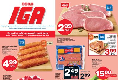 Coop IGA (QC) Flyer August 13 to 19
