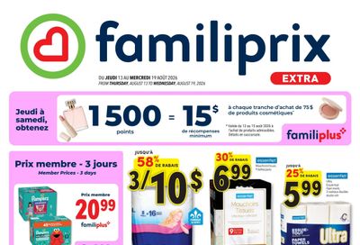 Familiprix Extra Flyer August 13 to 19
