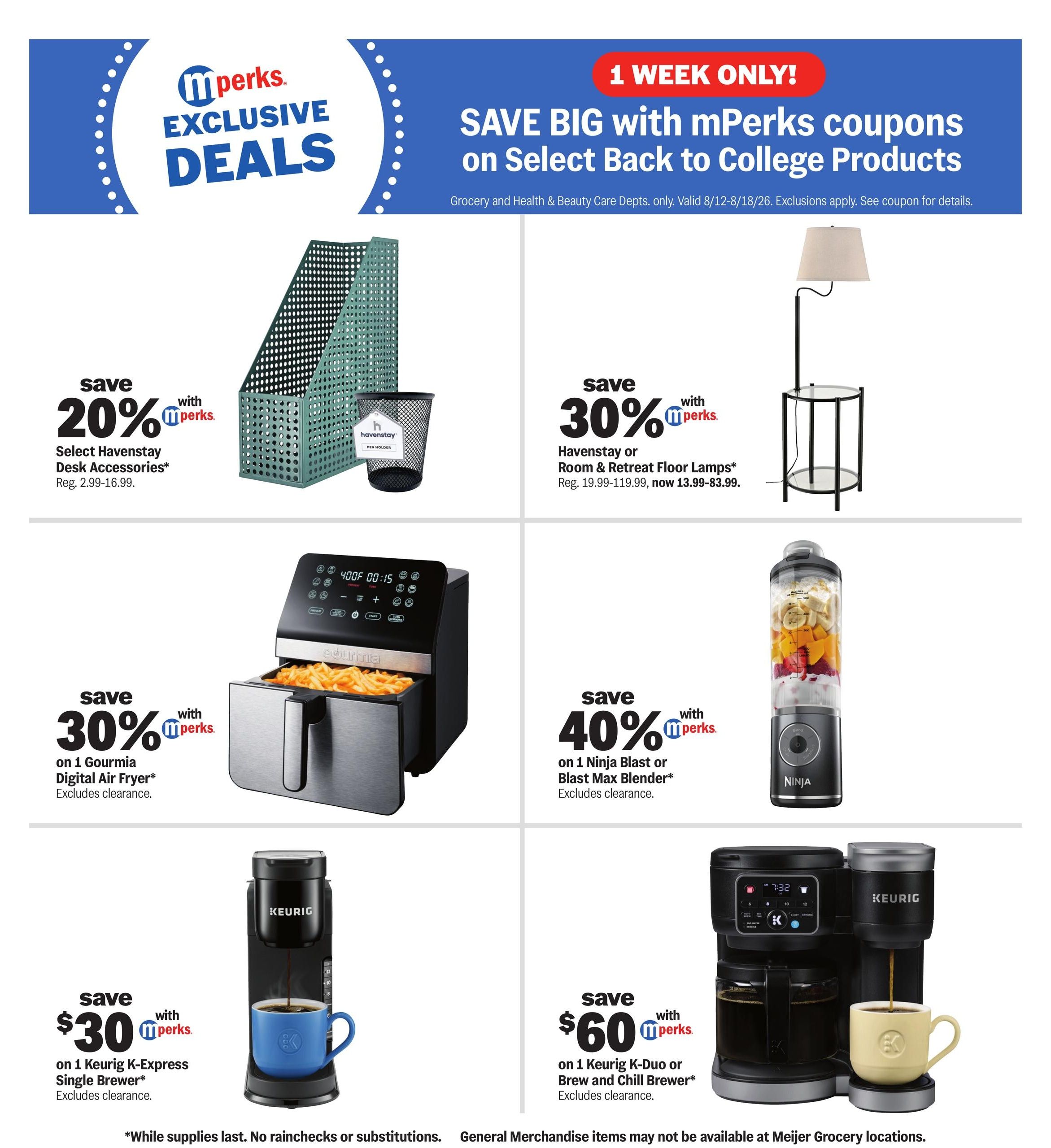 Meijer (Ann Arbor Area, MI) Weekly Ad August 12 - 18, 2026