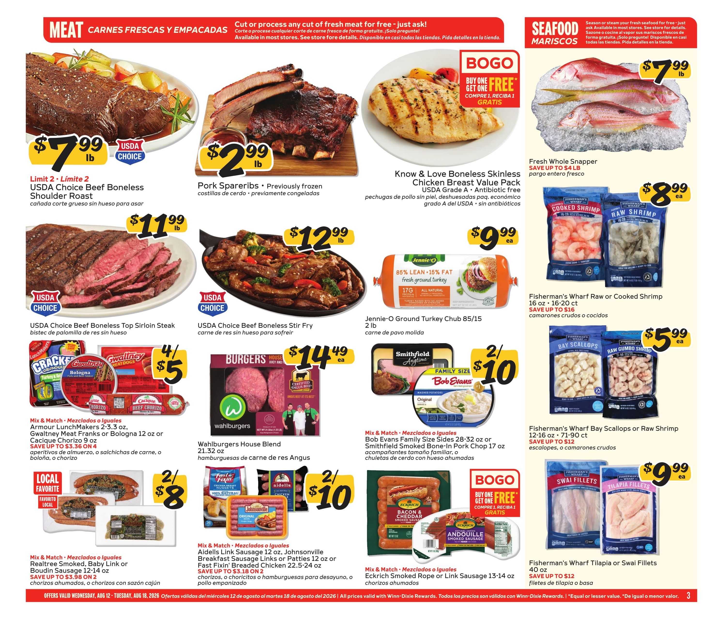 Winn-Dixie (FL) Weekly Ad August 12 - 18, 2026