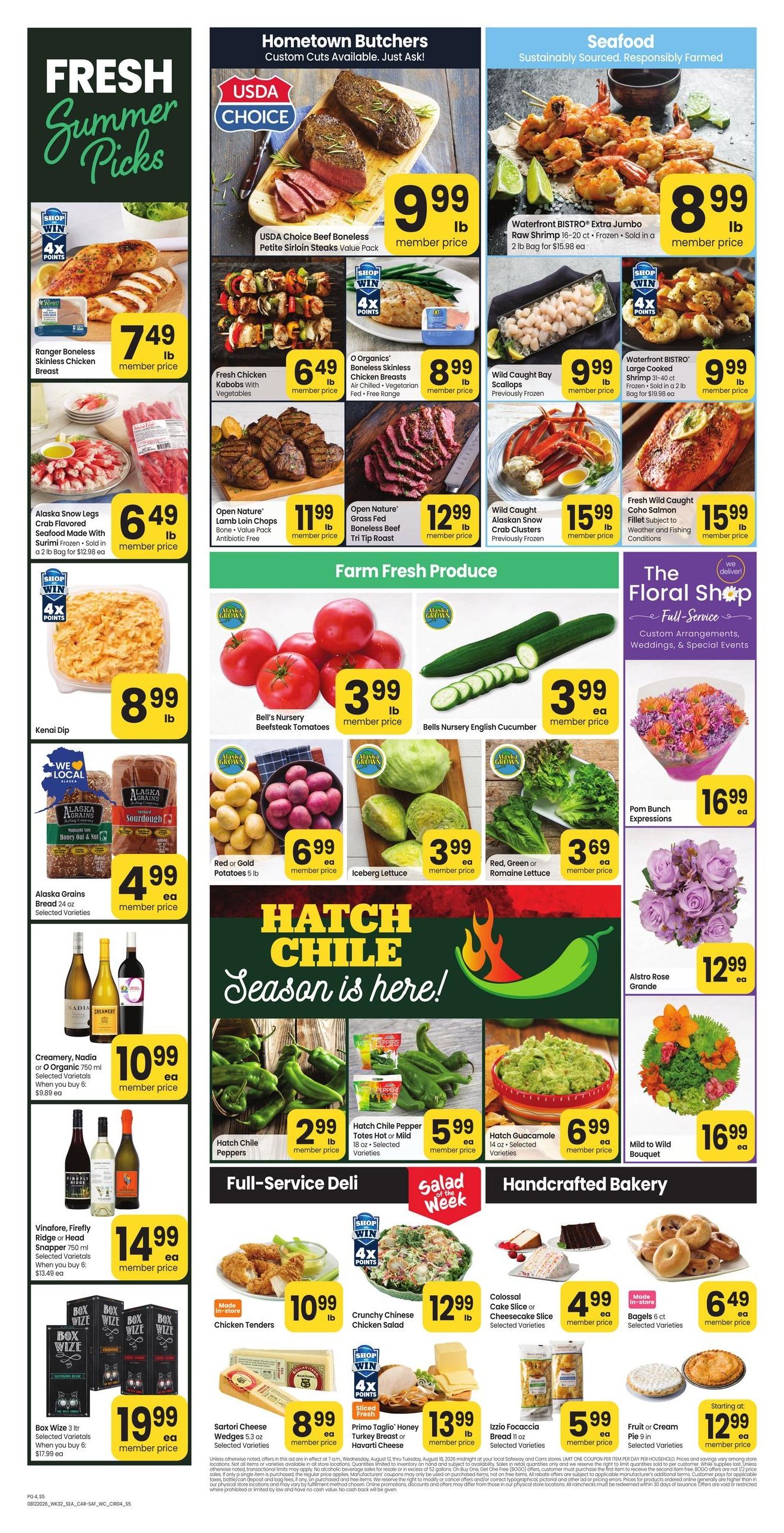 Safeway (Fairbanks-North Pole Area, AK) Weekly Ad August 12 - 18, 2026