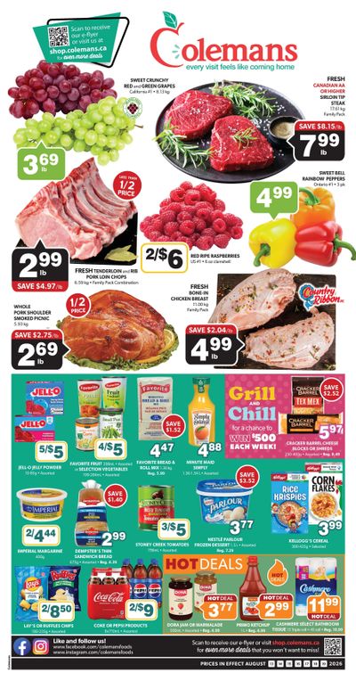 Coleman's Flyer August 13 to 19