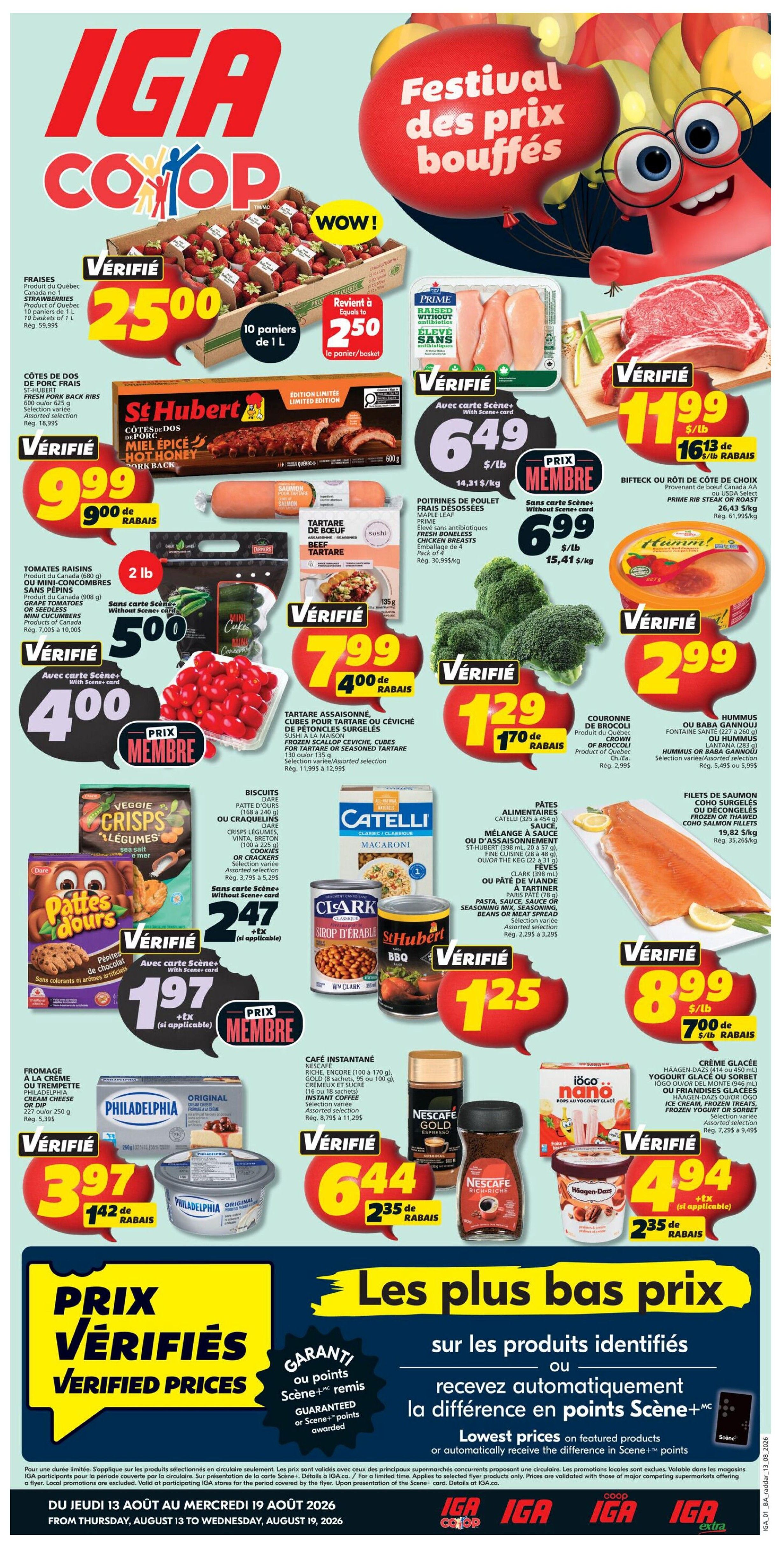 IGA (NB) Flyer August 13 to 19