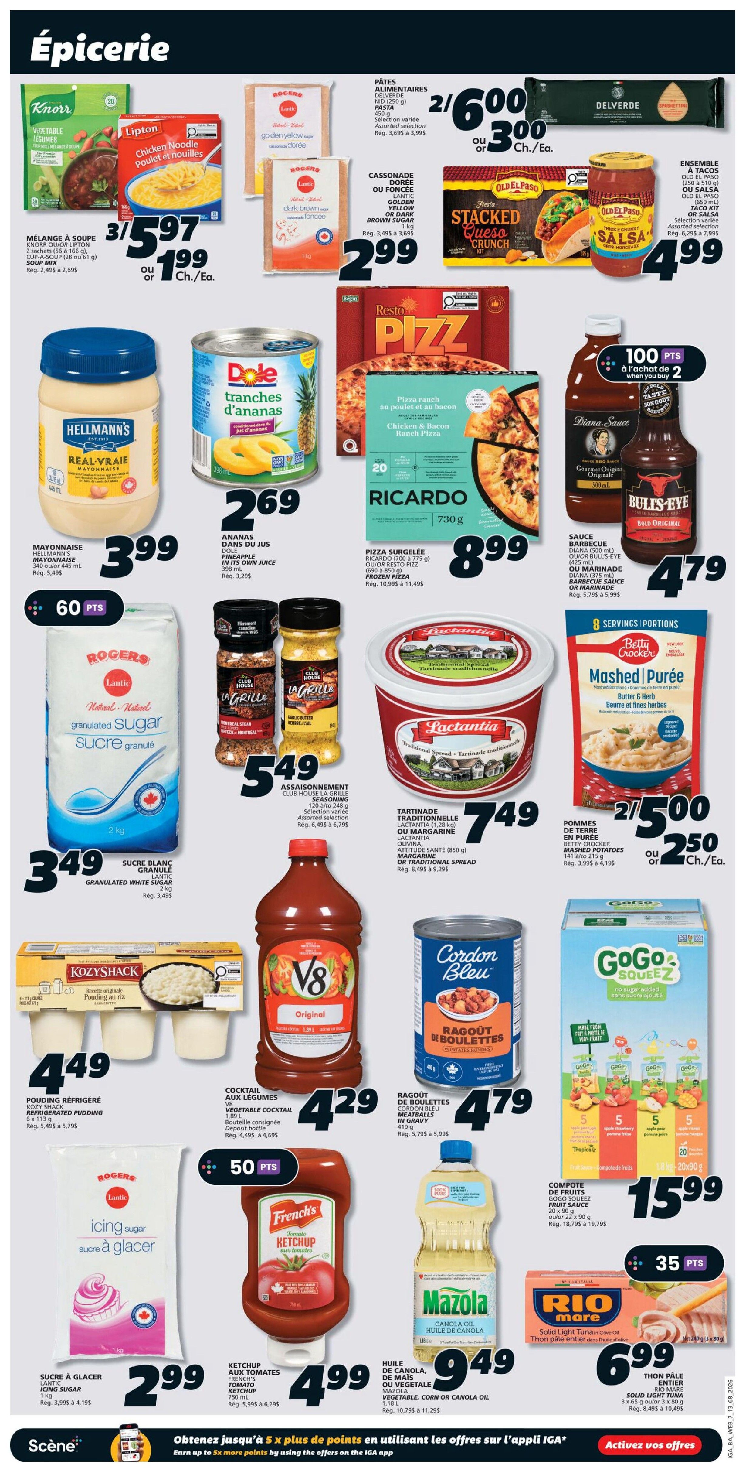 IGA (NB) Flyer August 13 to 19