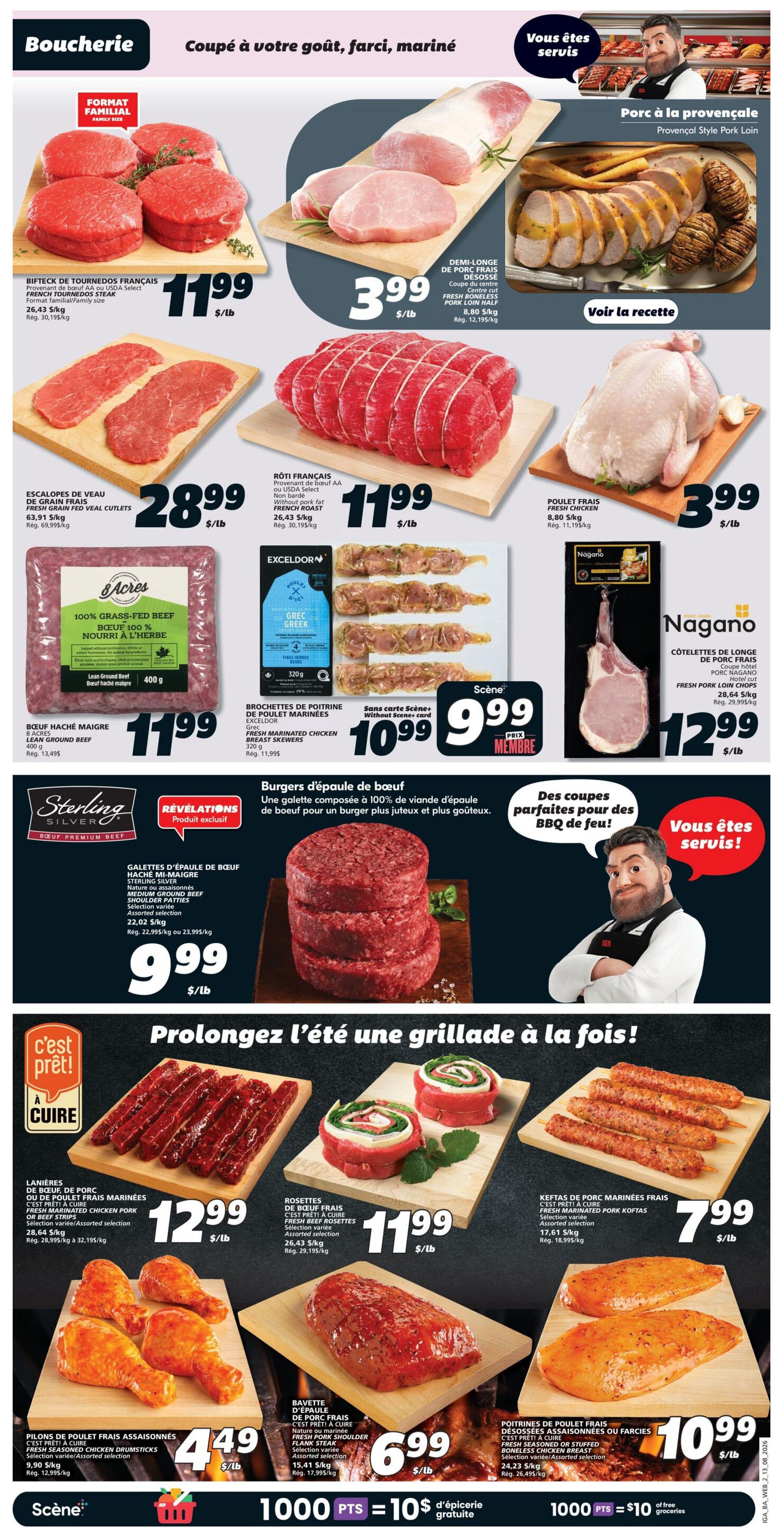 IGA (NB) Flyer August 13 to 19
