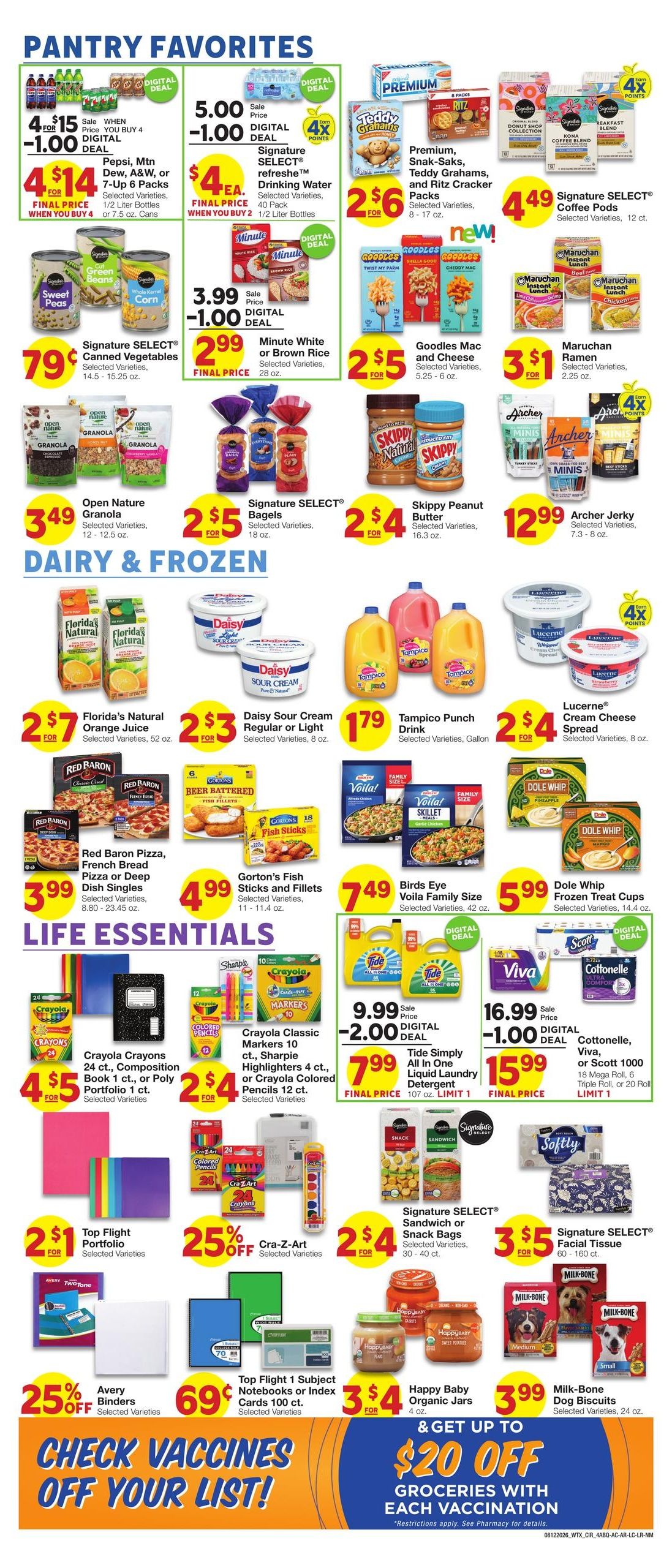 Market Street (Amarillo-Lubbock Area, TX) Weekly Ad August 12 - 18, 2026